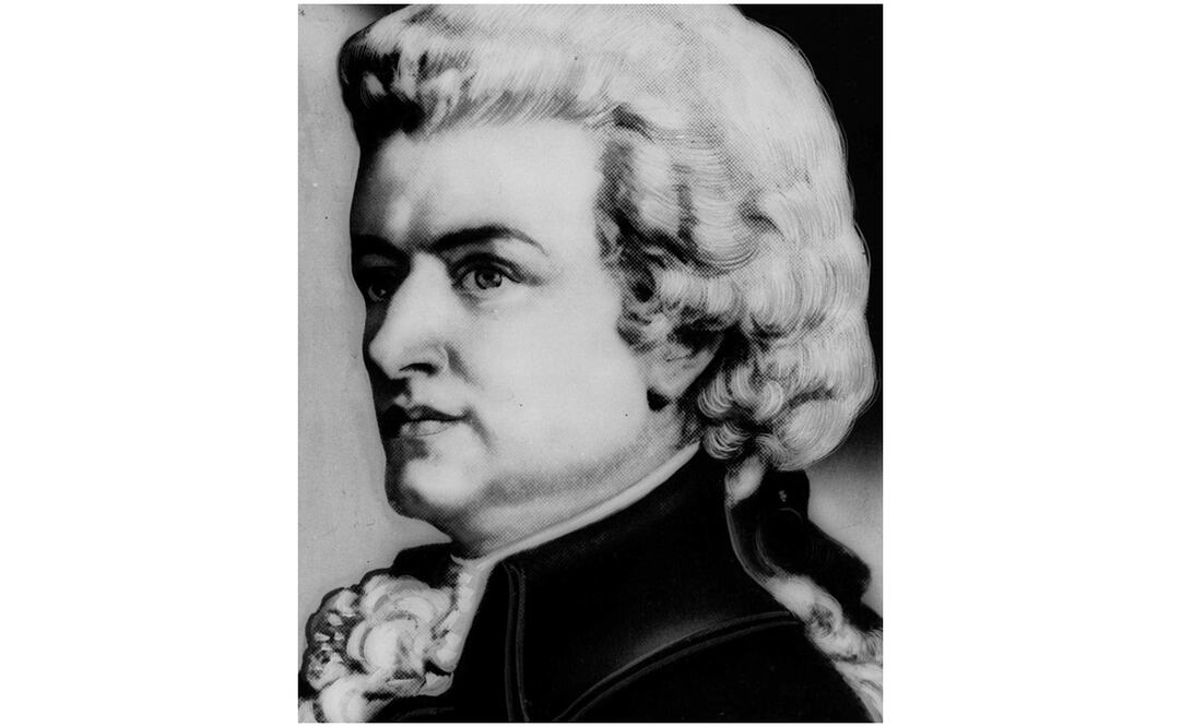 Retrato de Mozart. Imagen: AP, archivo 