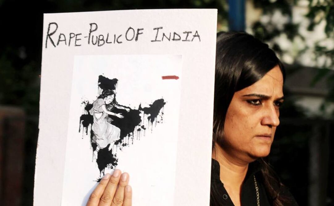 República (de violación) de la India (juego de palabras). Las protestas por este nuevo caso de violación en grupo exigen justicia (Foto: Getty Images)