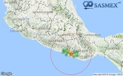 Se registra sismo de 4.8 grados en Pinotepa Nacional