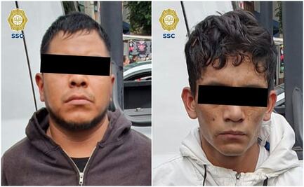 Detienen a dos sujetos que intentaron robar casa de empeño en colonia Centro de CDMX; rompen las vitrinas con mazos