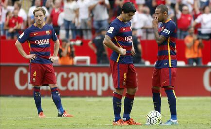 Barcelona tropieza en su visita al Sevilla 