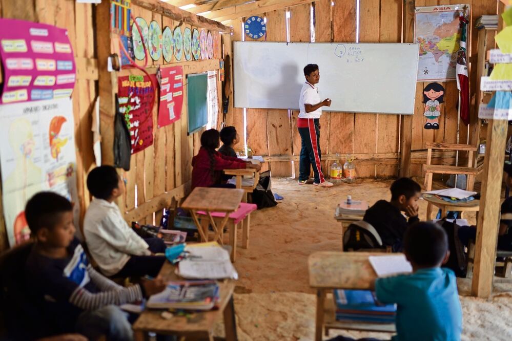 La educación básica para la población indígena ha sido históricamente segregada por políticos y funcionarios, según un académico. Foto: Especial