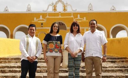 Nieta de Franco visita pueblo mágico de Izamal, Yucatán