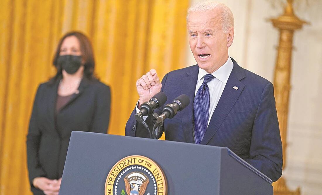 El presidente Joe Biden dijo que el programa malicioso fue rastreado hasta Rusia. Foto: Evan Vucci. AP