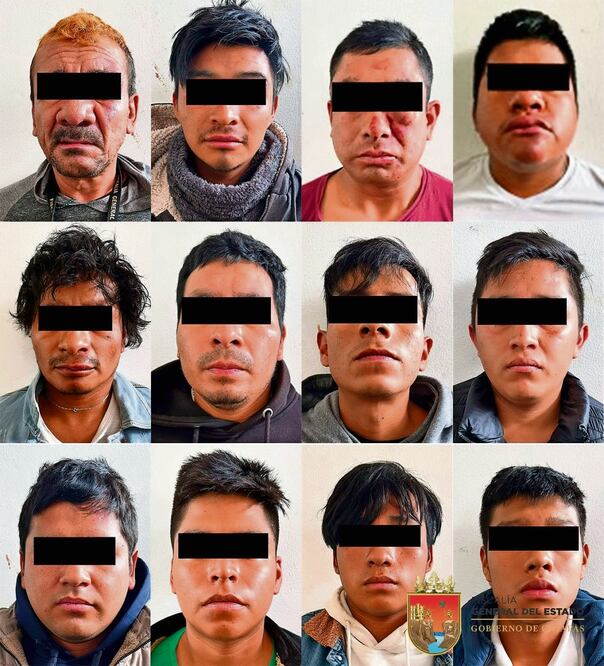 Luego de un enfrentamiento familiar, Policía Municipal y Ejército detienen a una docena de personas. Foto: Especial