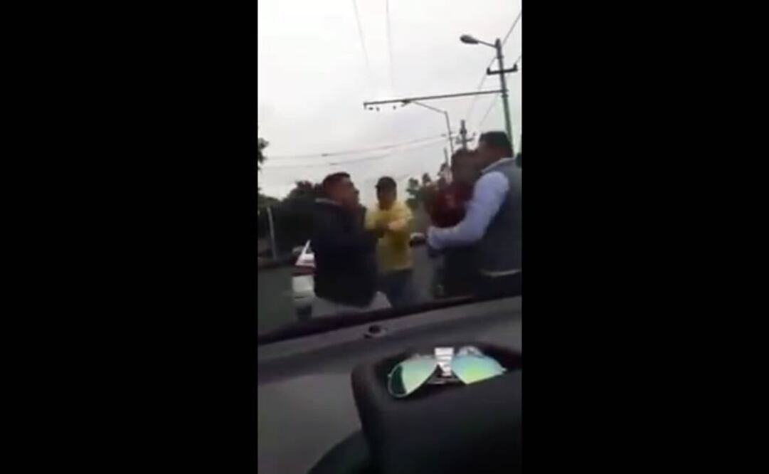 Cesan a 'uberista' grabado en pelea callejera