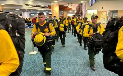 Salen otros 100 mexicanos a Canadá para apoyar combate a incendios forestales