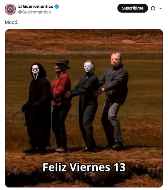 Memes de este viernes 13 de marzo de 2026. Foto: X
