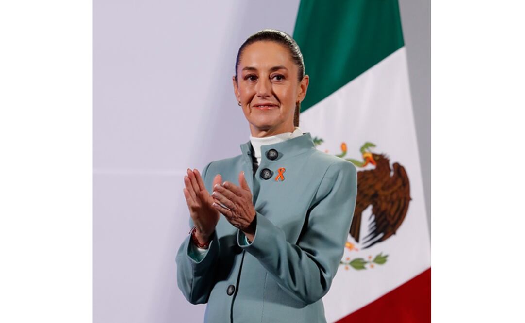 Conferencia mañanera de Claudia Sheinbaum del 25 de noviembre, desde Palacio Nacional. Foto: Presidencia