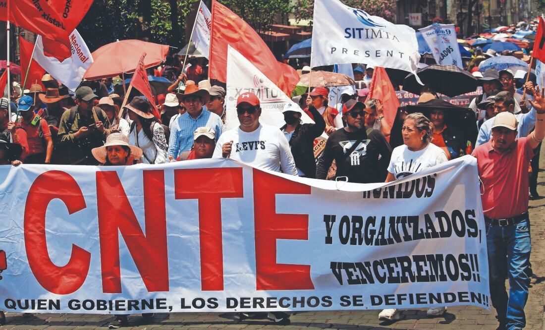 La CNTE Archivo El Universal