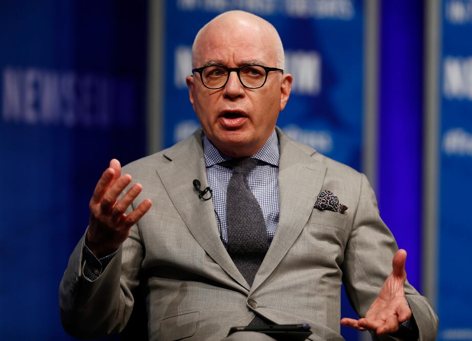 En la foto: Michael Wolff, autor del libro Fuego y Furia (AP)