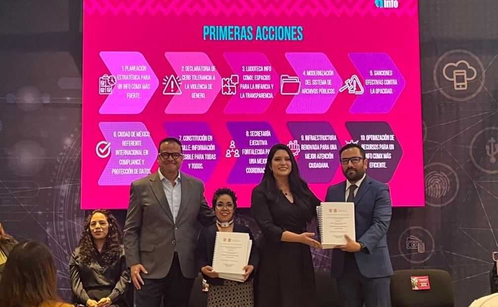 Presentan siete tomos de la Constitución Política local (04/02/2025). Foto: Especial