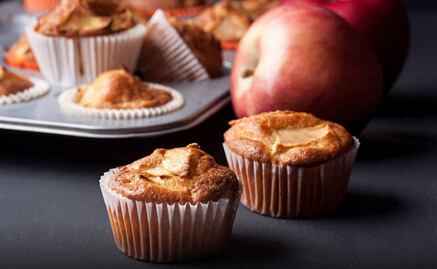 #RECETA cupcakes de manzana con canela