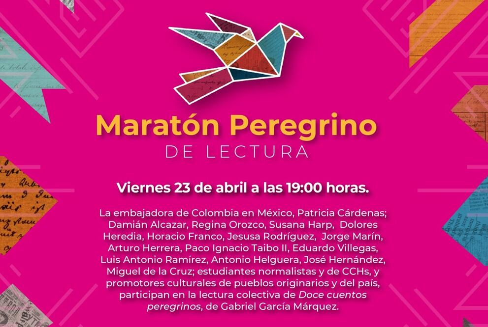 Cartel Maratón Peregrino. Foto: Captura