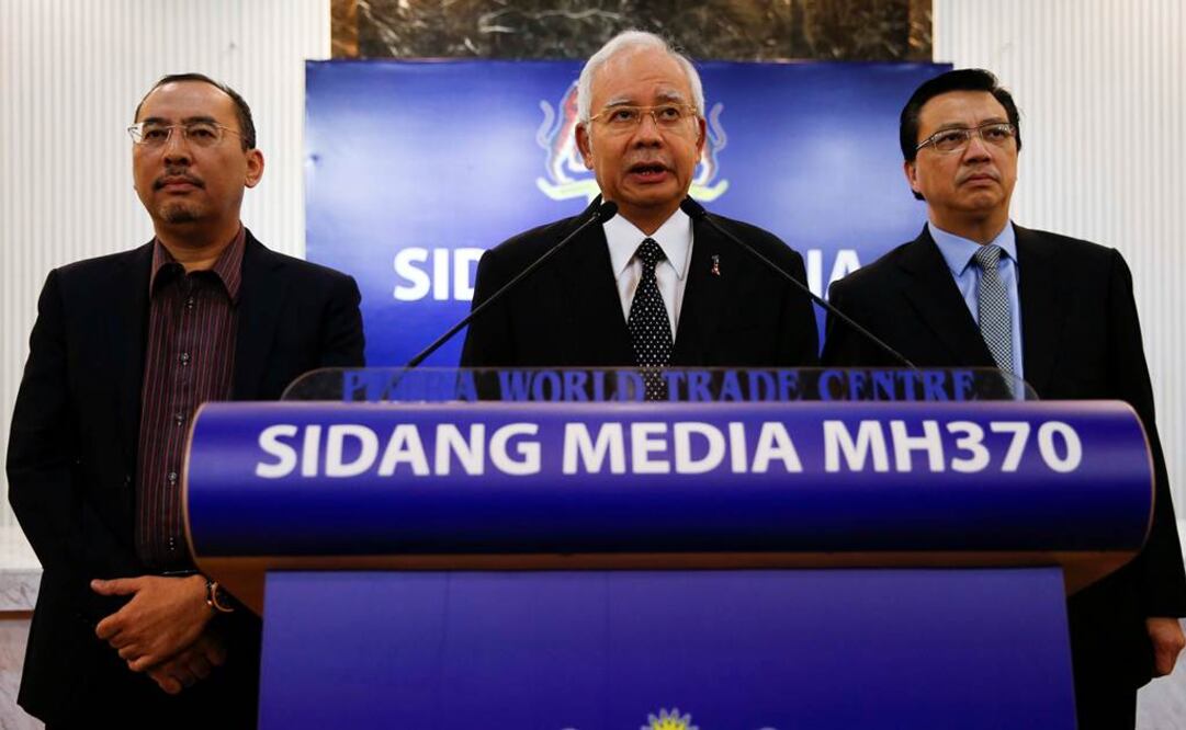 Najib Tun Razak, primer ministro de Malasia confirmó el hecho (Foto: AP)