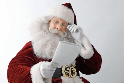 Santa regala apapachos