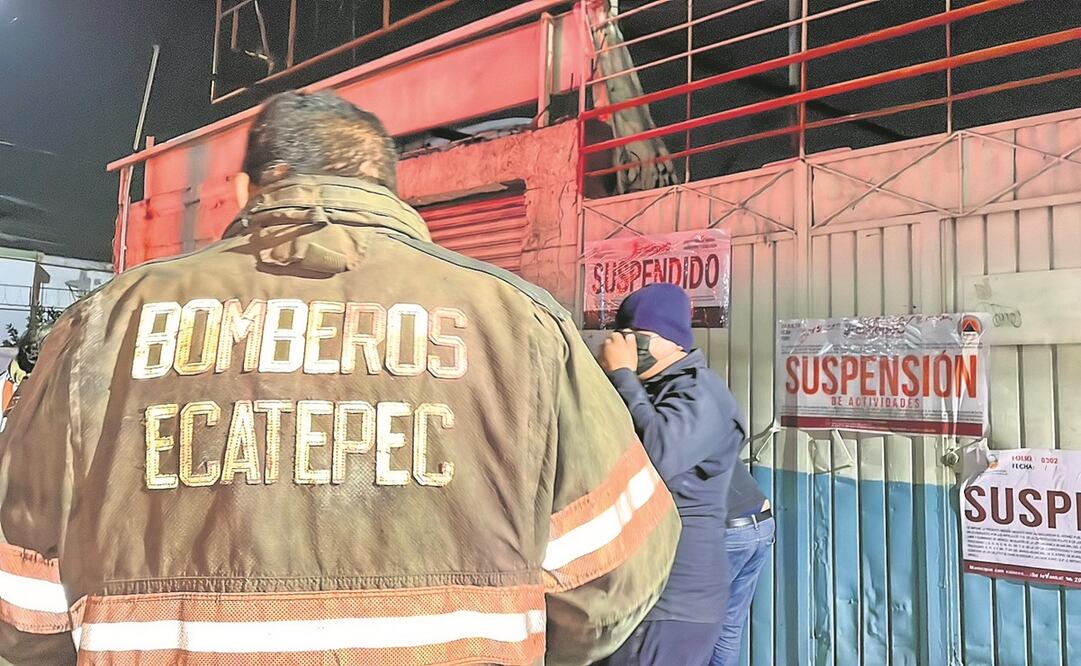 Las autoridades colocaron sellos de suspensión al predio de Ecatepec donde se almacenaba el etanol de manera ilegal. Foto: ESPECIAL