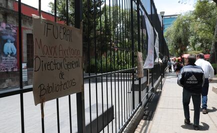 Marx Arriaga desconoce las demandas del paro en la Biblioteca de México