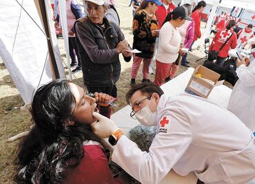 Cruz Roja lleva jornada de salud a Agua Blanca