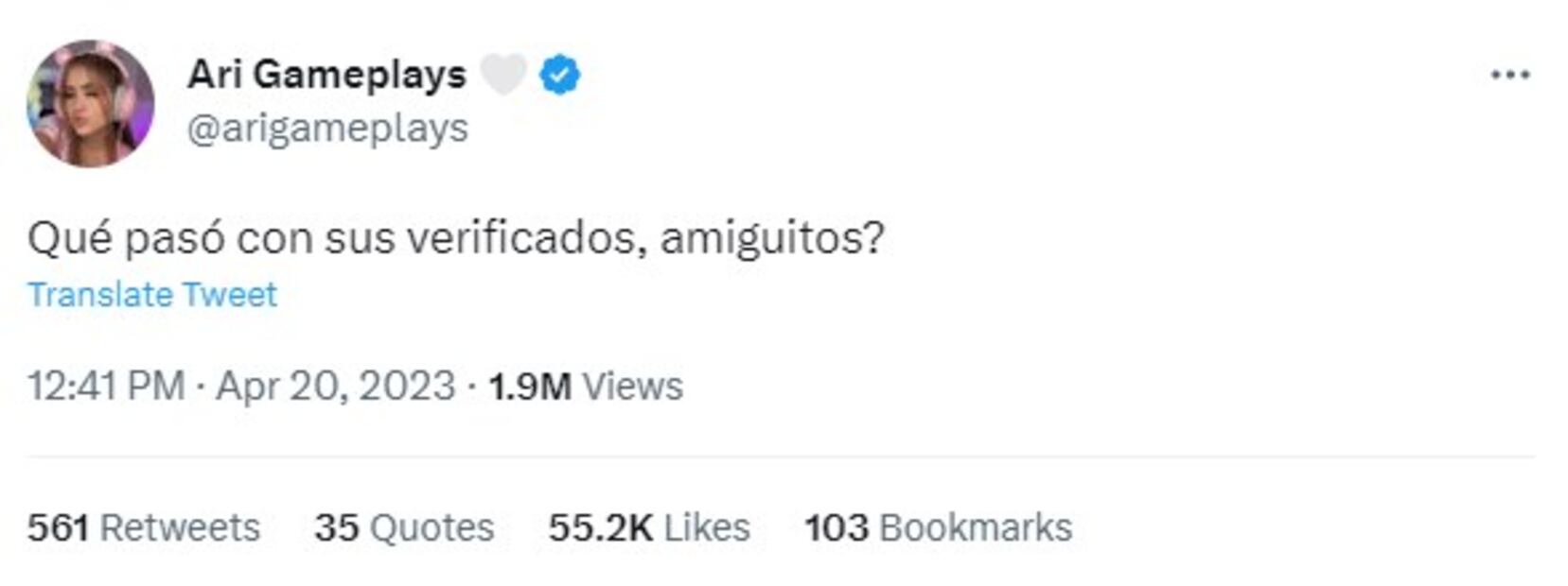 Foto: Captura de pantalla tomada de Twitter