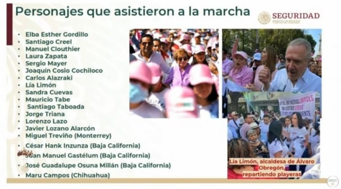 Tras ser exhibida por AMLO, Laura Zapata comparte foto con “señora de Tláhuac” en marcha por el INE