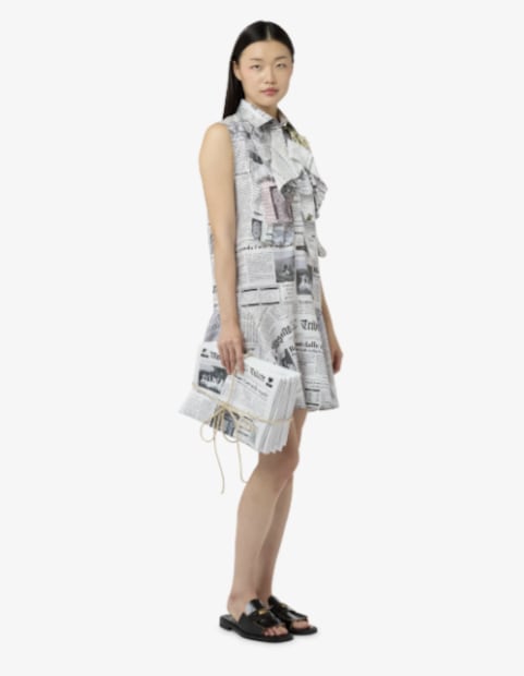 El nombre del periódico de esta marca es Moschino Tribute. Foto: Moschino