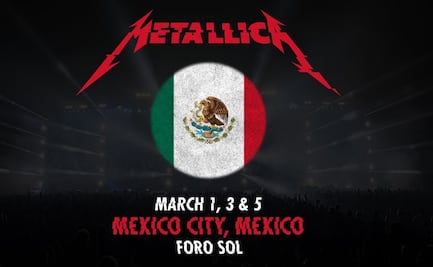 Metallica abre tercera fecha para el Foro Sol