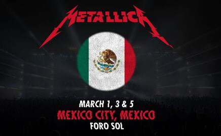 Metallica abre tercera fecha para el Foro Sol