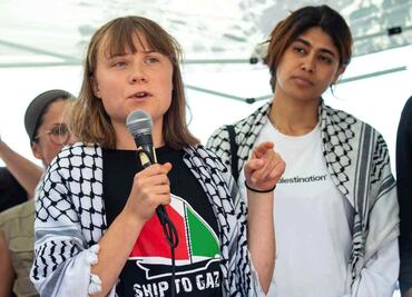 La activista Greta Thunberg abandona Israel; acepta ser deportada junto a otros cuatro activistas