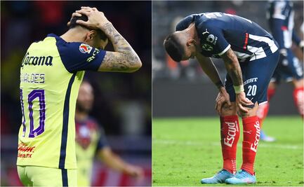 América y Rayados, millonarios, pero no rinden