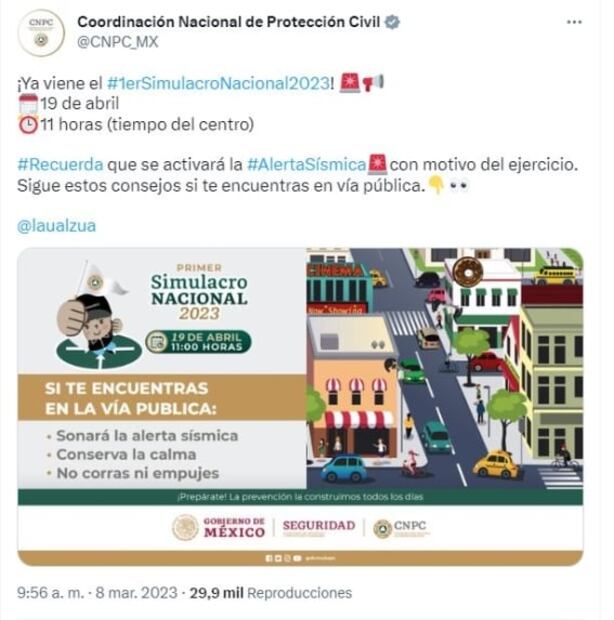Primer Simulacro Nacional: ¿En qué fecha se activará la alerta sísmica en México?