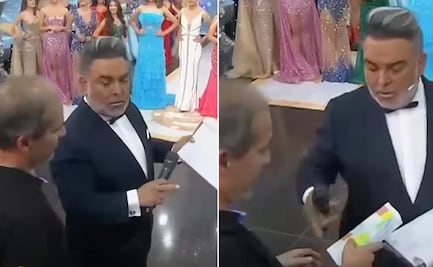 VIDEO: Por error ortográfico, presentador despide en vivo a productor de Miss Perú