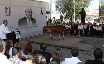 PRI rinde homenaje de cuerpo presente a ex gobernador de Tamaulipas