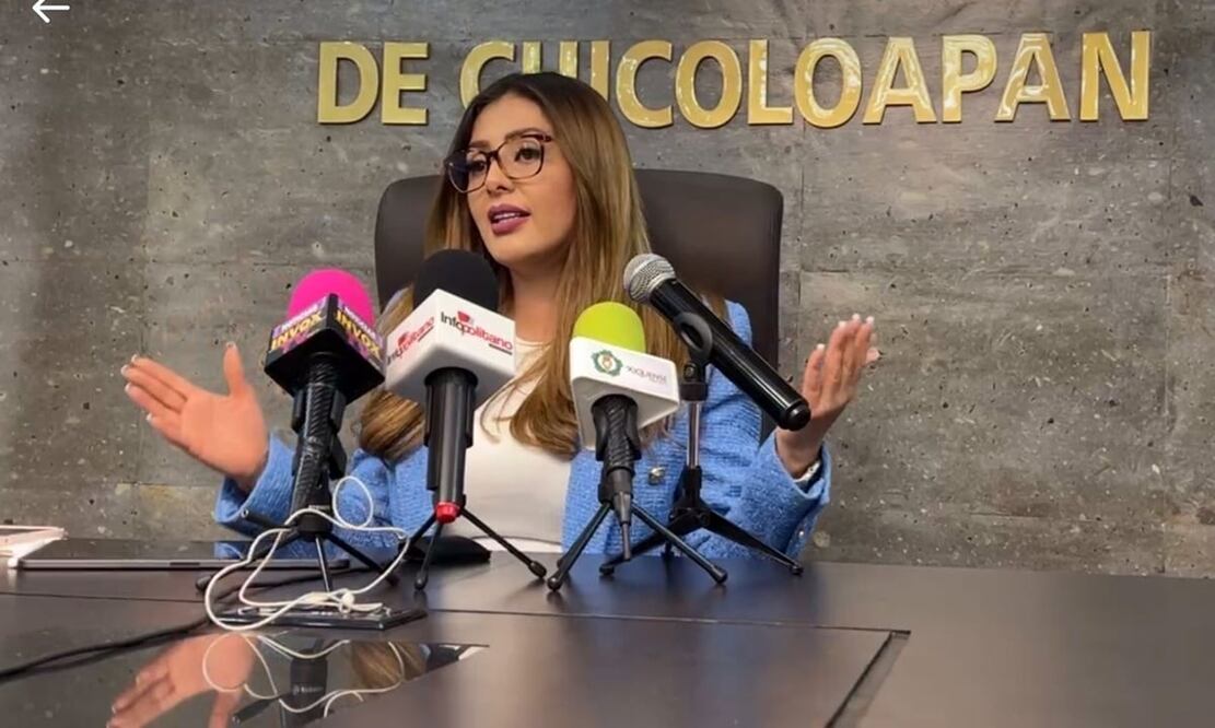 La alcaldesa morenista reconoció que en Chicoloapan hay presencia de grupos delincuenciales. FOTO: Especial/EL UNIVERSAL/