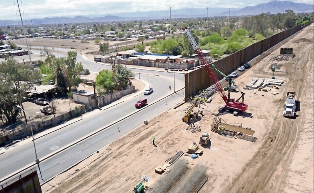 El anuncio de Trump, de desplegar a la Guardia Nacional “mientras se completa el muro” recibió el rechazo mexicano. (ARCHIVO EL UNIVERSAL)