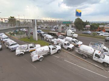 Paro de gaseros genera caos en cuatro entidades