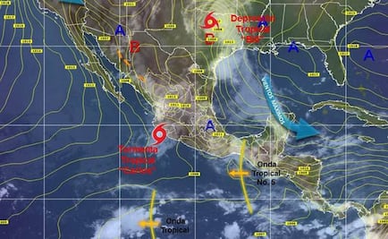 "Carlos" se debilita a tormenta tropical