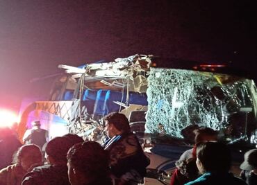 Accidente de autobús deja tres muertos en Veracruz
