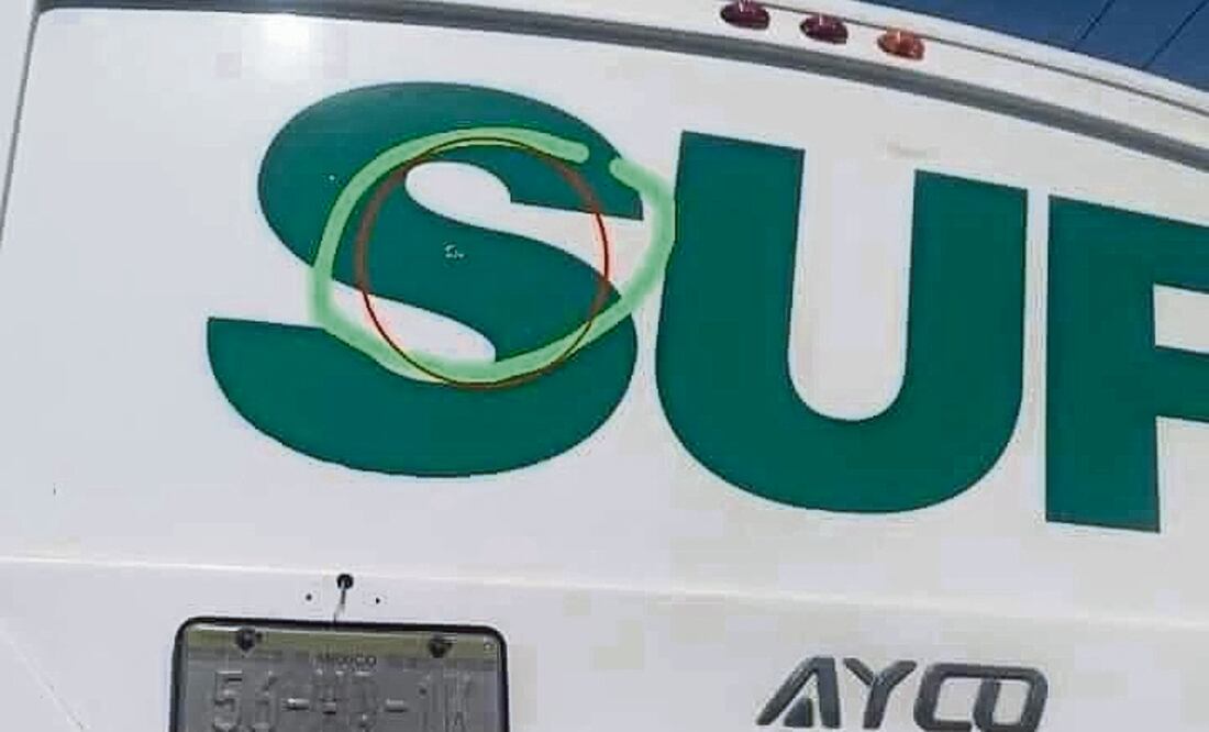 El autobús recibió varios impactos de bala. Foto: Especial