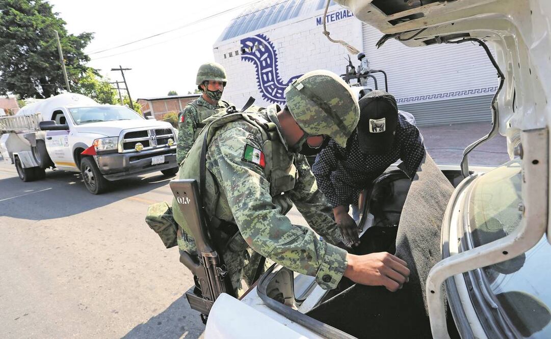 Luego de la balacera contra el Centro de Justicia, elementos del Ejército se han sumado al operativo en Sultepec. Foto: Jorge Alvarado/EL UNIVERSAL