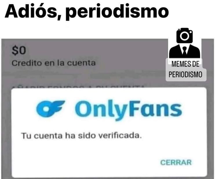 Memes periodismo. Foto: Captura de pantalla