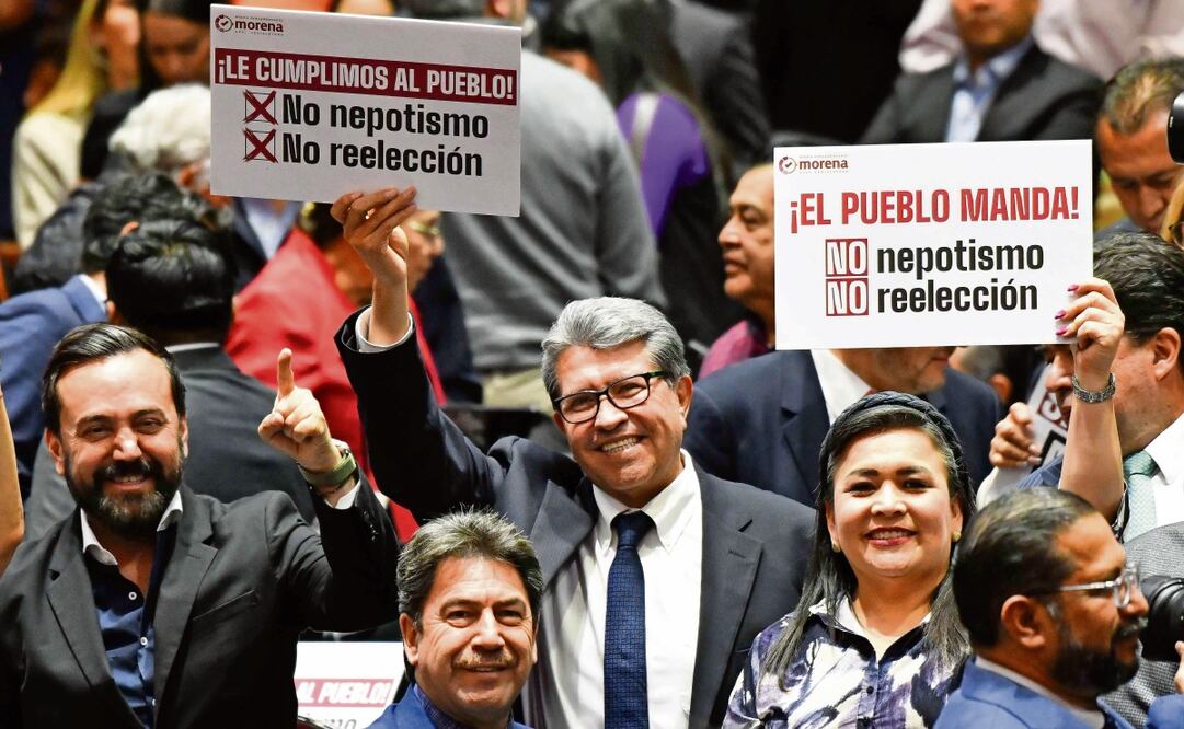 Morena no pudo convencer a sus militantes de aprobar la Ley Antinepotismo como la planteó la Presidenta. (05/03/2025) Foto: Mario Jasso | Cuartoscuro