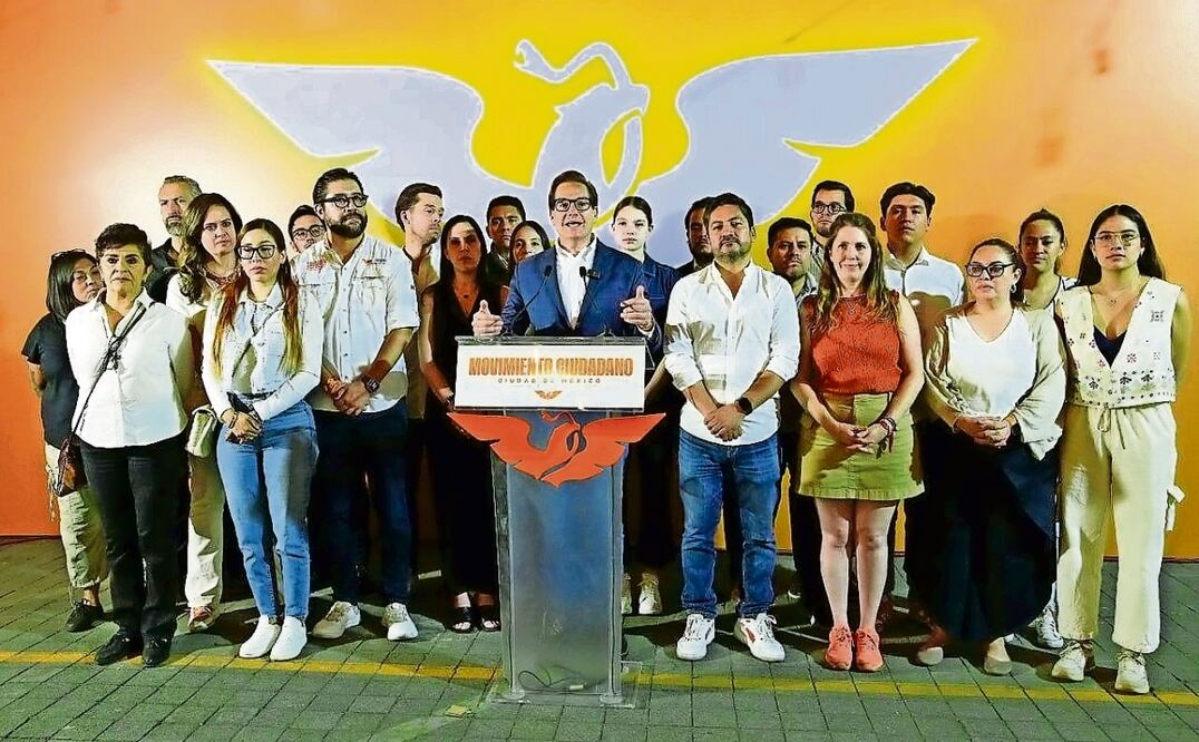 La participación de Movimiento Ciudadano se ha triplicado en la capital, lo que les permitirá mayor espacio para construir, dijo líder local. Foto Especial