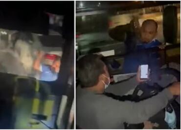 “Me pagas o reviento tus cristales”: graban agresión de supuestos montachoques en la México-Querétaro