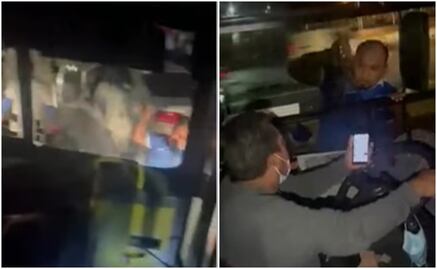 “Me pagas o reviento tus cristales”: graban agresión de supuestos montachoques en la México-Querétaro