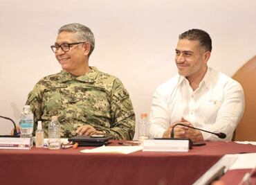 Harfuch y Raymundo Pedro Morales se reúnen con el gobernador de Baja California Sur; coordinan estrategia de seguridad