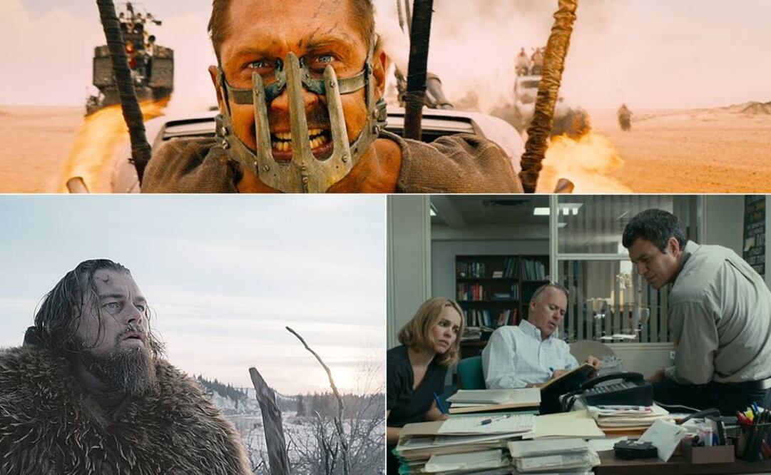 "Mad Max: Fury Road", "The Revenant" y "Spotlight" tienen altas posibilidades de ser nominadas a los Oscar. (FOTOS: Especiales)