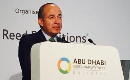 Felipe Calderón viaja a Semana de Sustentabilidad en Abu Dhabi