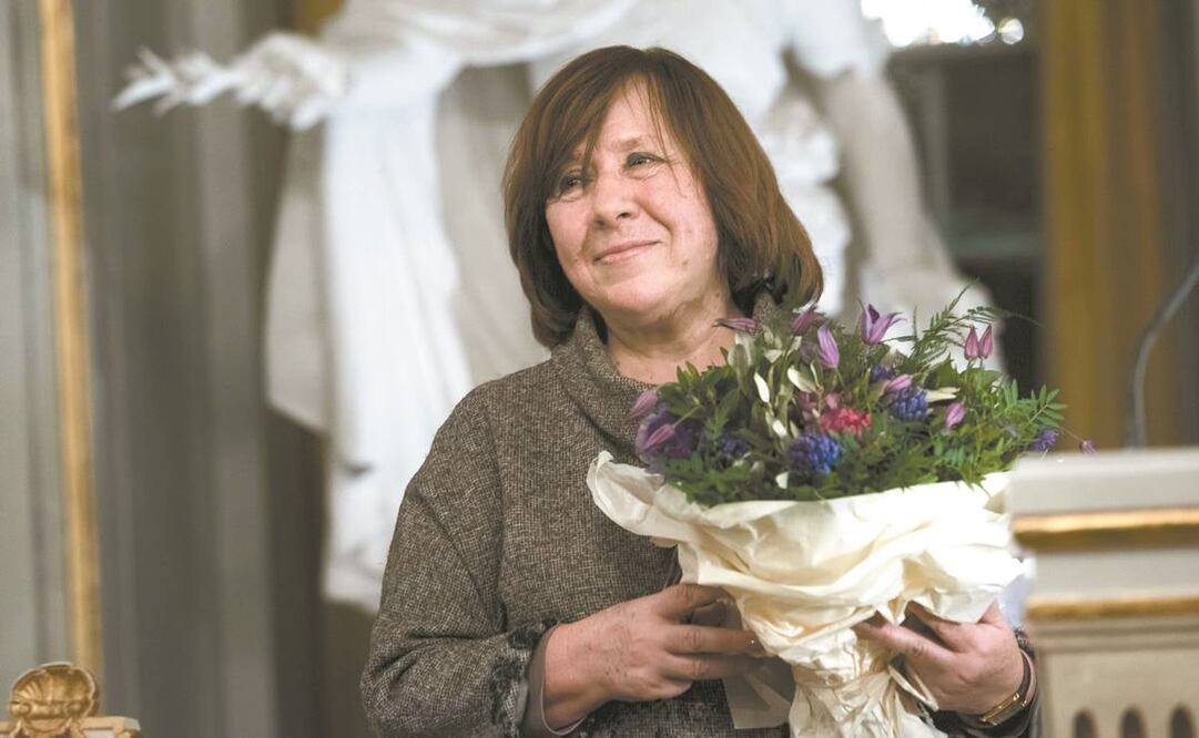 Svetlana Alexiévich es autora del libro Voces de Chernóbil. Foto: Fredrik Sandberg/ EFE.
