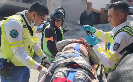 Hombre cae a barranco de casi seis metros en la alcaldía Álvaro Obregón; le diagnostican posible fractura de cadera